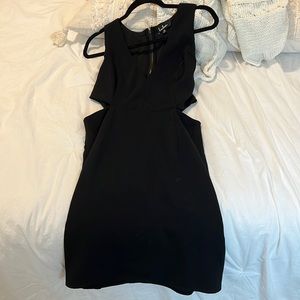 LULUS BLACK CUT OUT DRESS